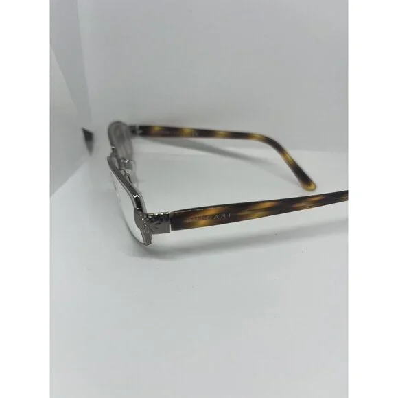 Bvlgari Eyeglasses Brown Silver Color 278-B 53-16 For Unisex USED Made In Italy - Picture 3 of 7